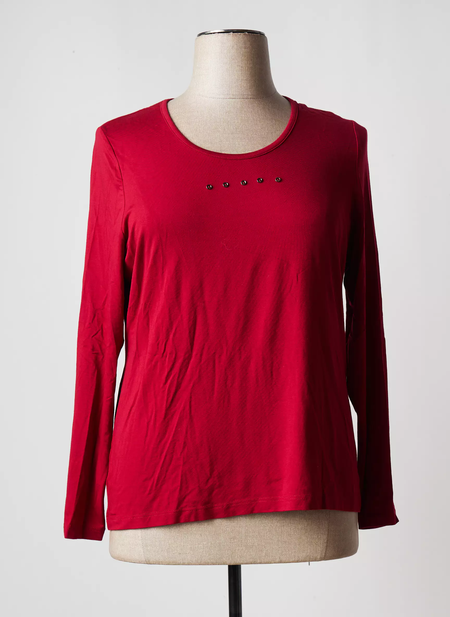 Pause Cafe Tops Femme couleur rouge