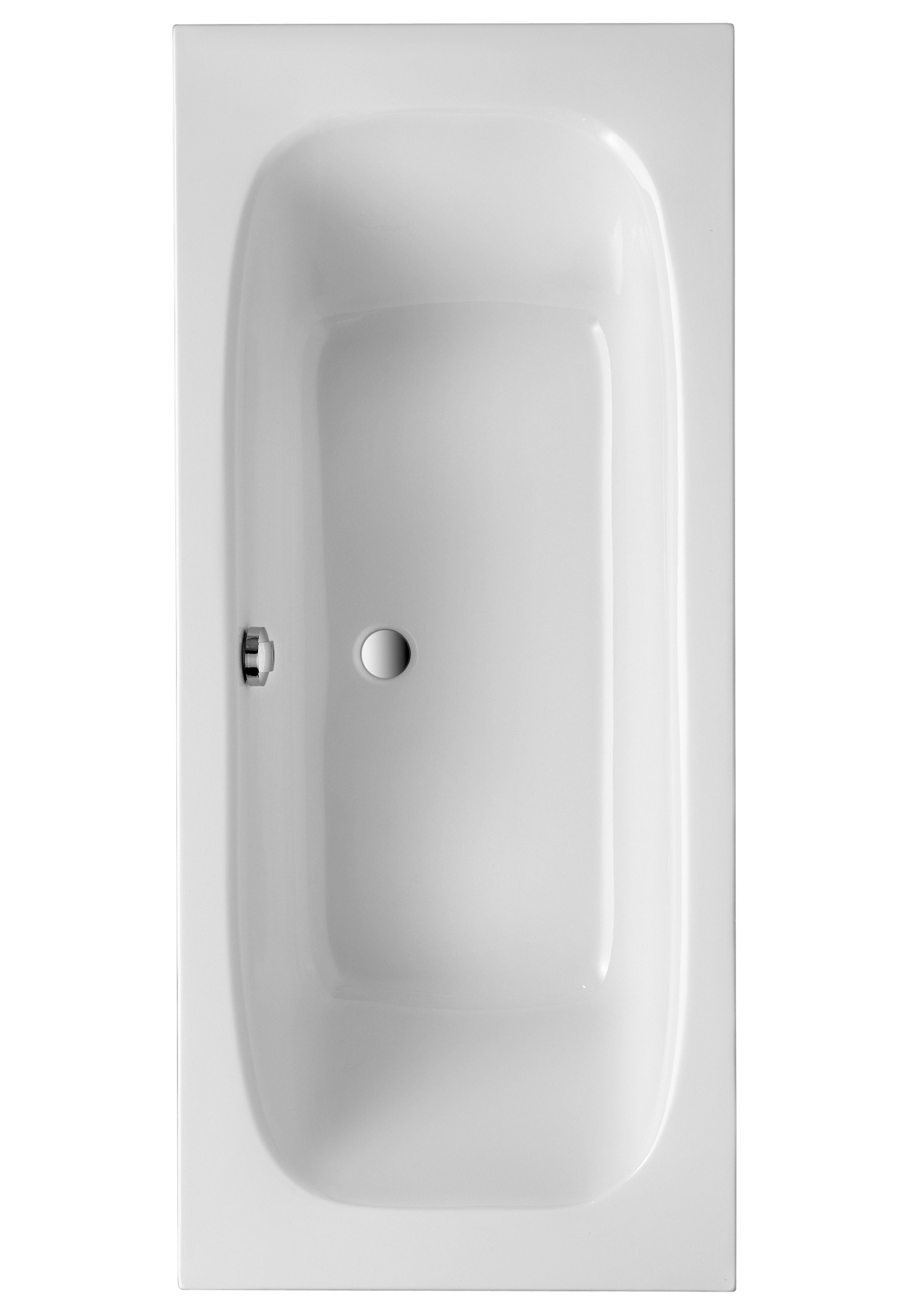 OTTOFOND Badewanne Malta 180, (Set), 180x80 cm, inklusive Wannenträger