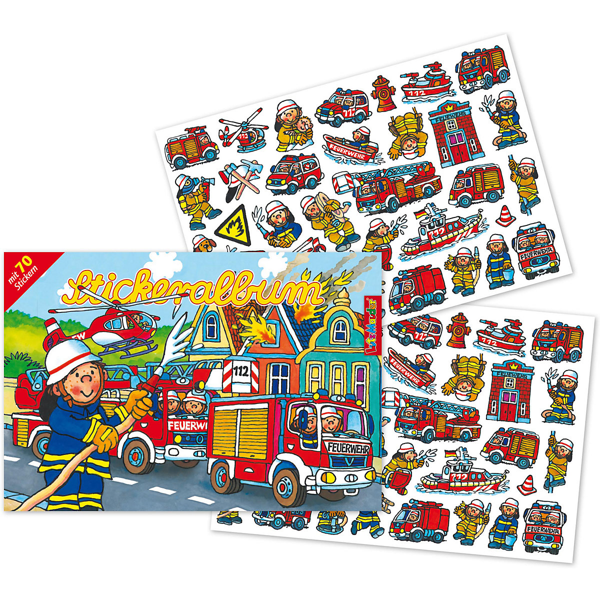Stickeralbum Benny Brandmeister, inkl. Sticker
