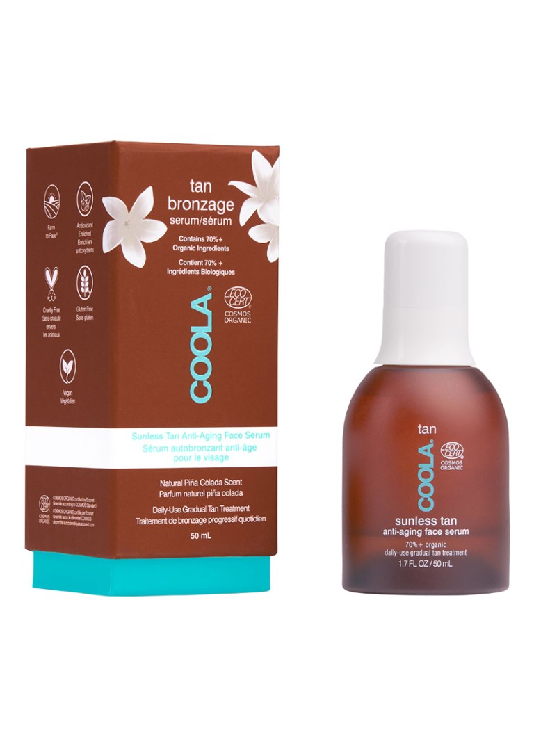 Ser autobronzant anti-îmbătrânire Coola Organic - Ser autobronzant