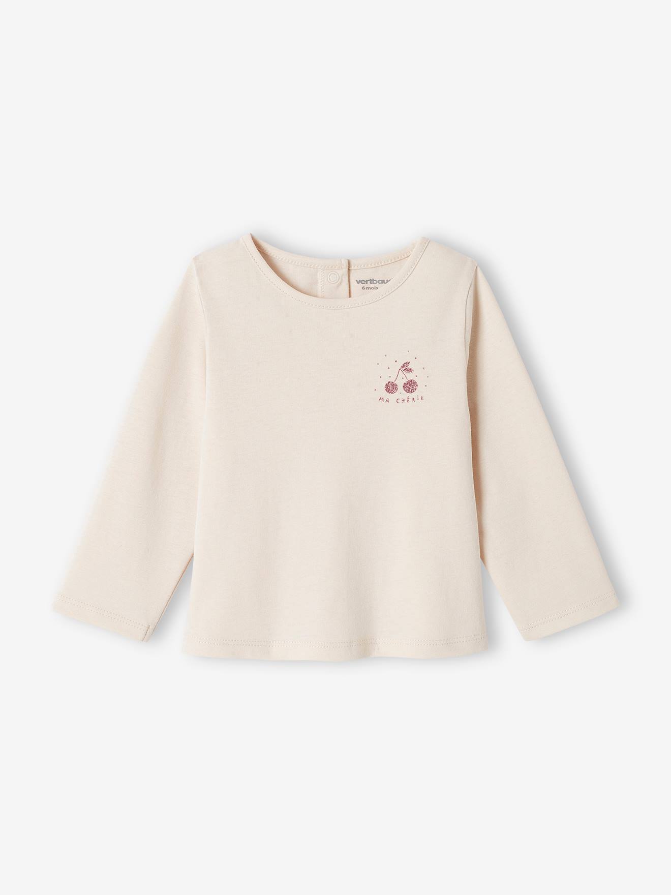 T-shirt bébé Basics manches longues orange