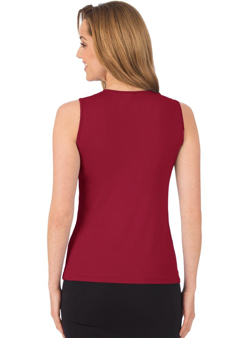 Trigema Tanktop TRIGEMA Trägershirt aus Viskose
