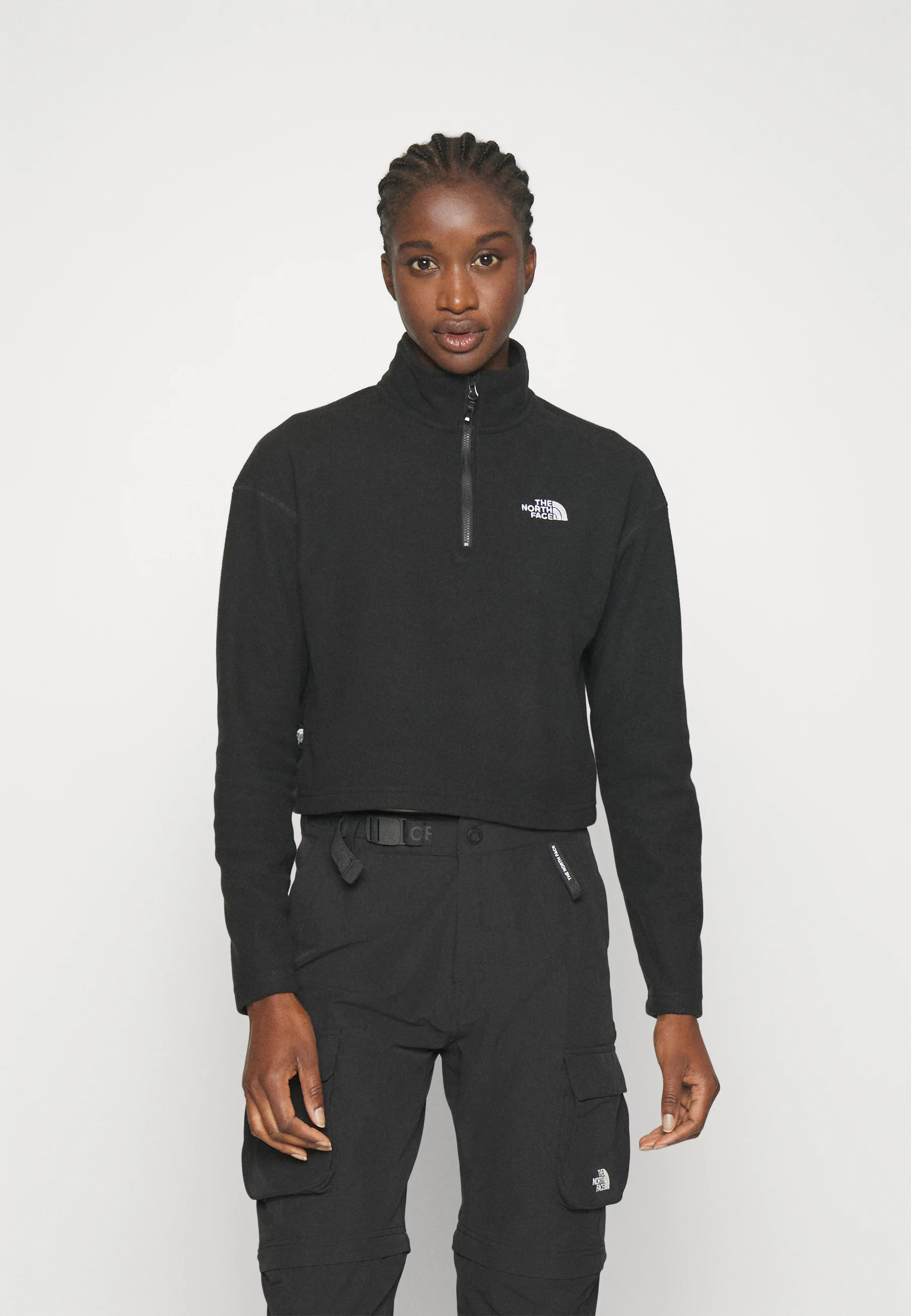 The North Face GLACIER CROPPED ¼ ZIP - Sudadera de forro polar
