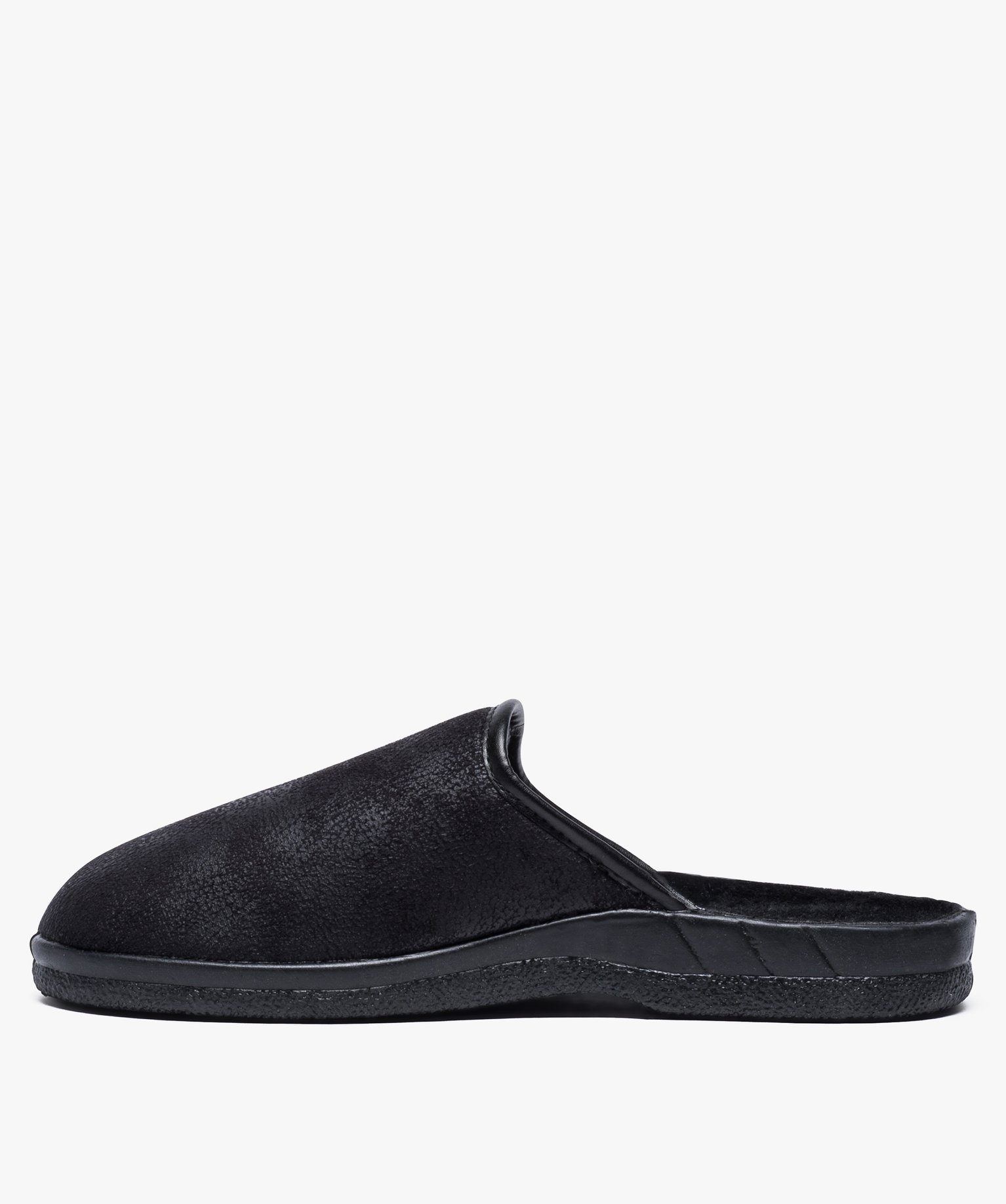Chaussons homme forme mules noir | GEMO