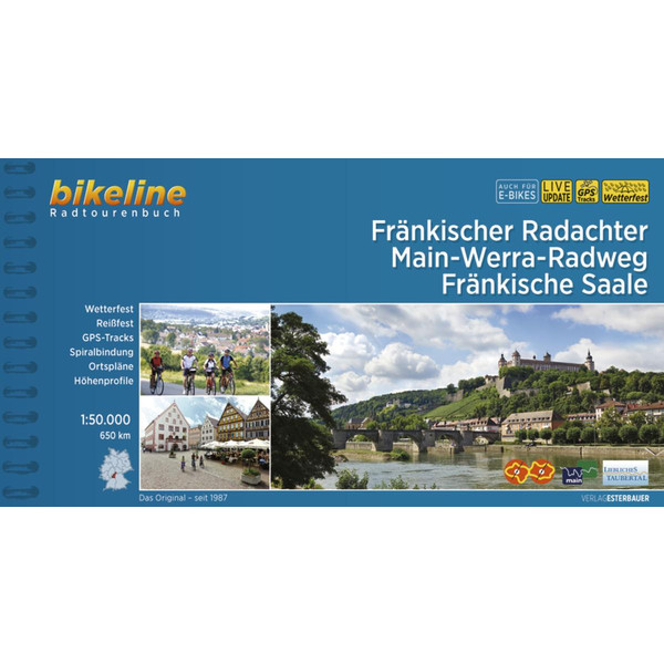 FRÄNKISCHER RADACHTER . MAIN-WERRA-RADWEG . FRÄNKISCHE SAALE - Radwanderführer