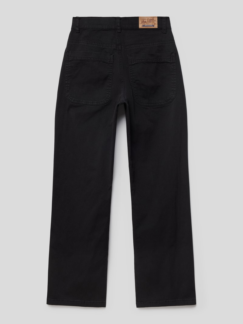 Hose mit Label-Detail in schwarz