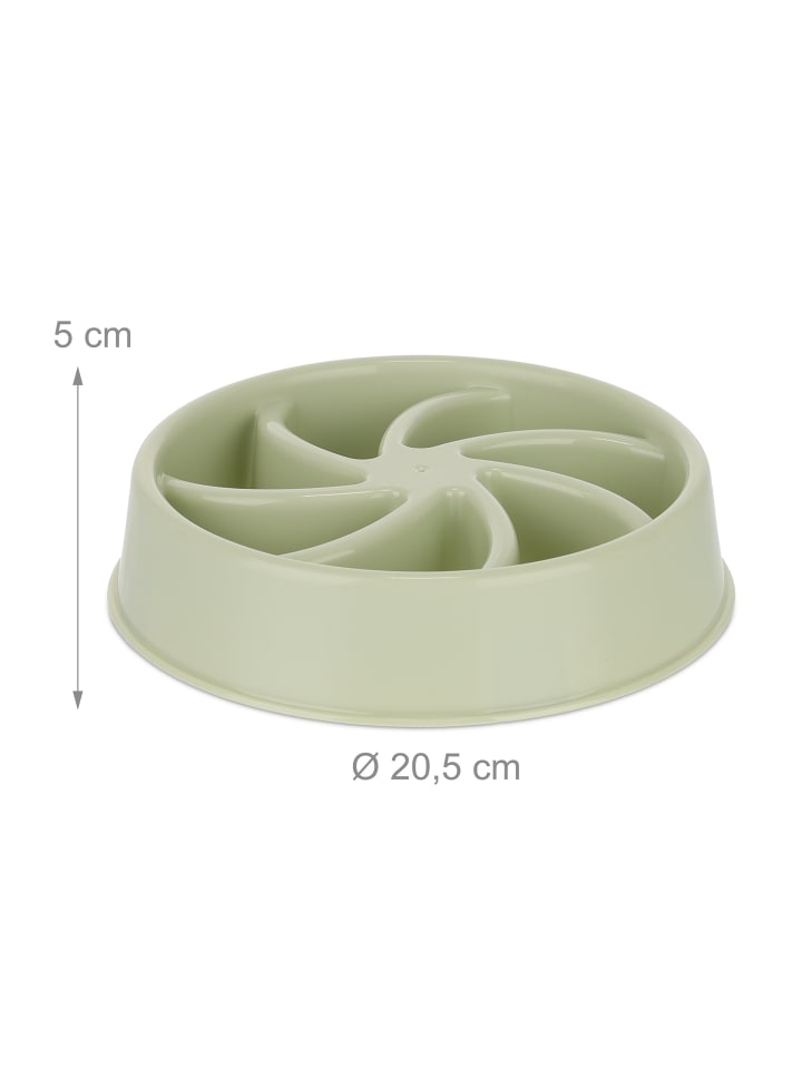 relaxdays Anti Schling Napf in Grün - 600 ml günstig kaufen onesize