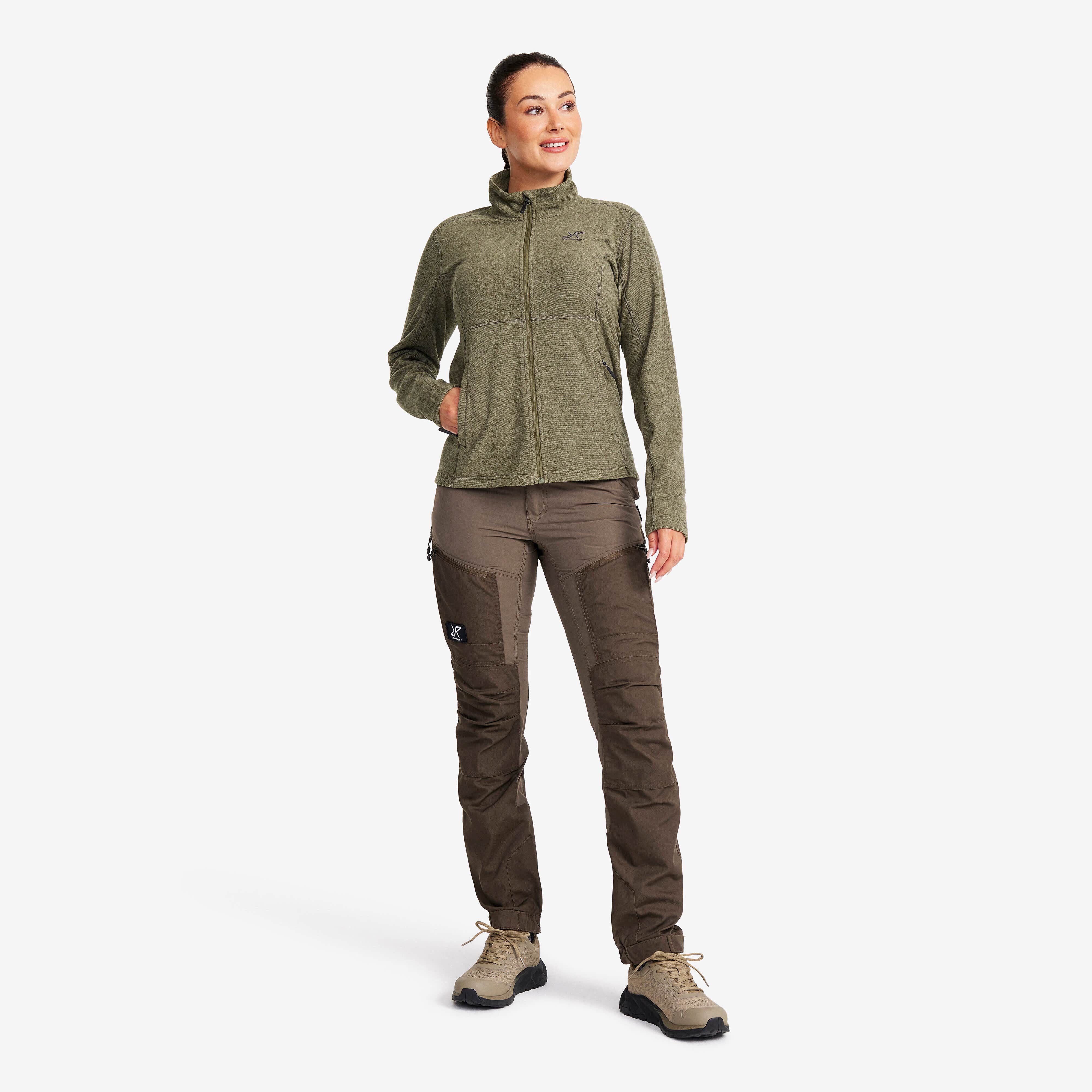 Essential Full-zip Fleece Femme Grape Leaf