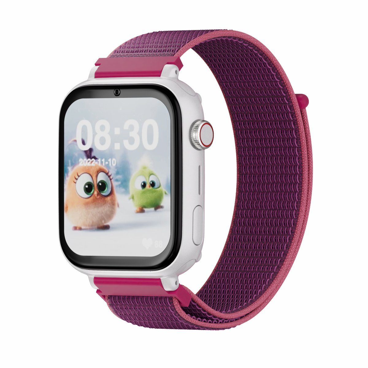 SaveFamily SaveWatch+ Smartwatch (4,7 cm/1,85 Zoll, Android 8.1), inkl. magnetisches Ladekabel, Kinder-Smartwatch, Kids Watch, wechselbares Armband, Face ID