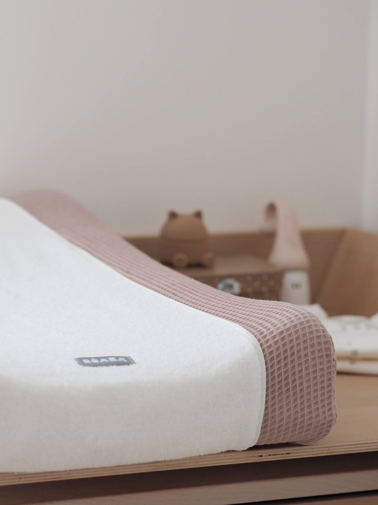 Drap-housse pour matelas à langer BEABA Sofalange light mist