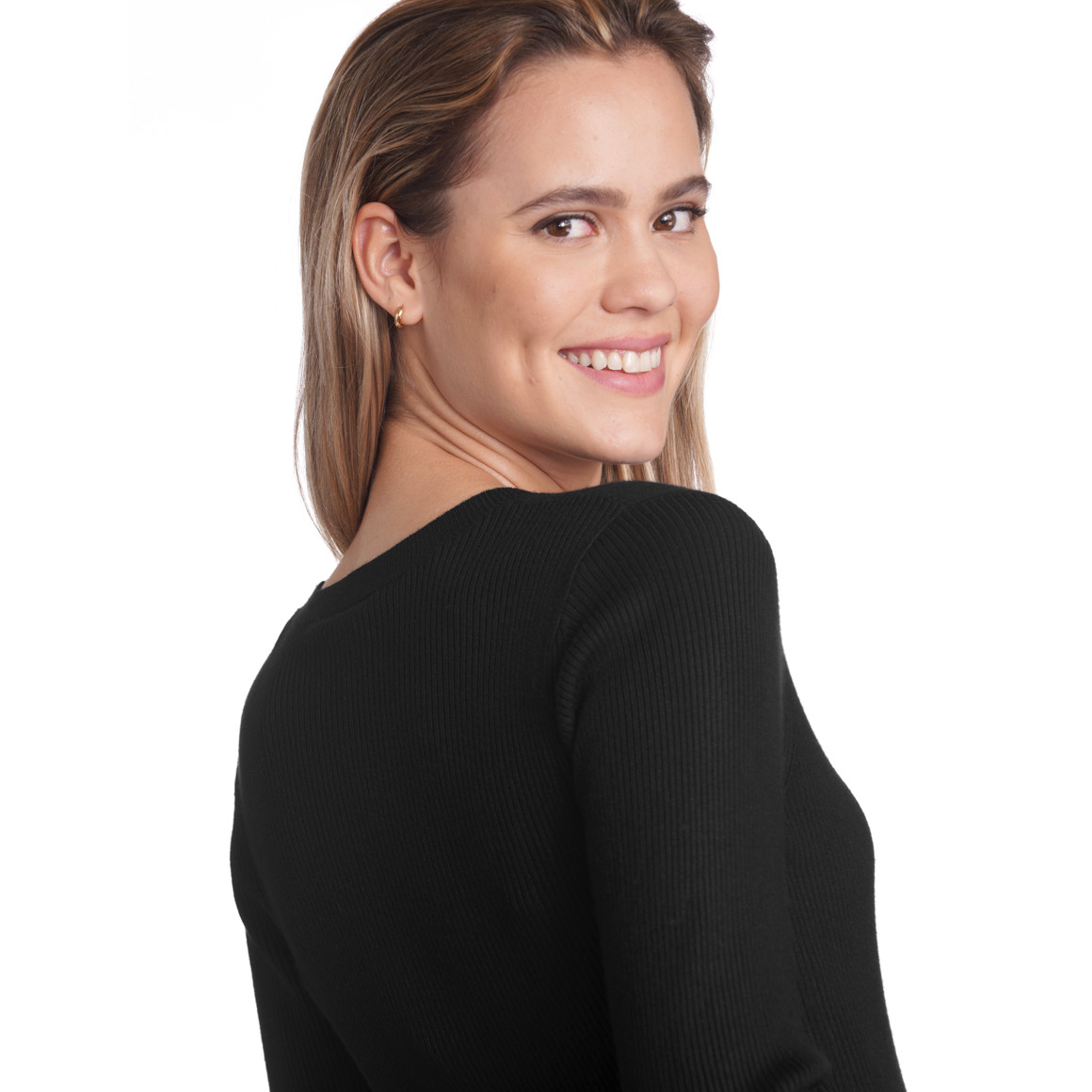 Damen Feinstrickpullover mit Rundhals
