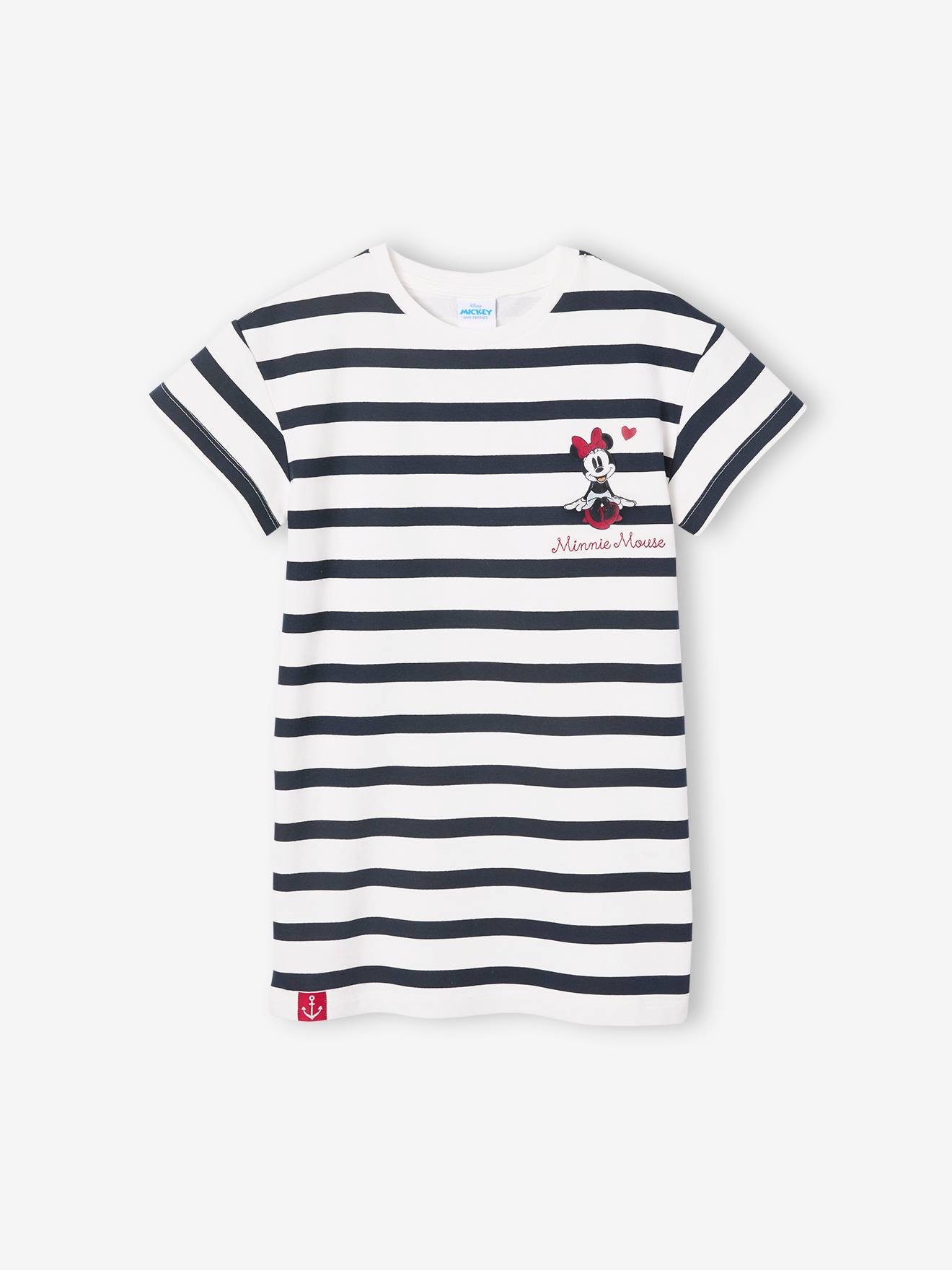 Minnie Kinder Ringelkleid Disney MINNIE MAUS - marine gestreift