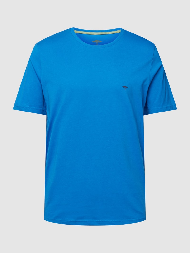 T-Shirt mit Logo-Print in ozean blau