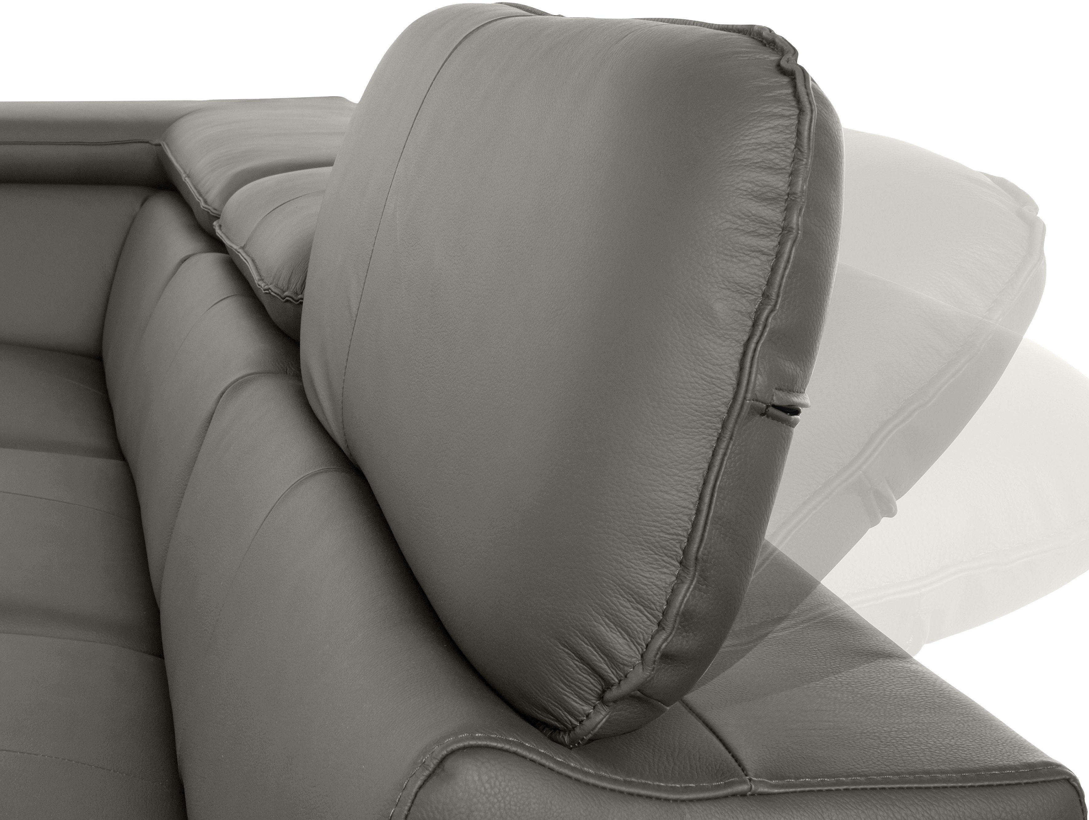 COTTA Ecksofa Driver, mit Kopfteilverstellung, wahlweise mit Bettfunktion