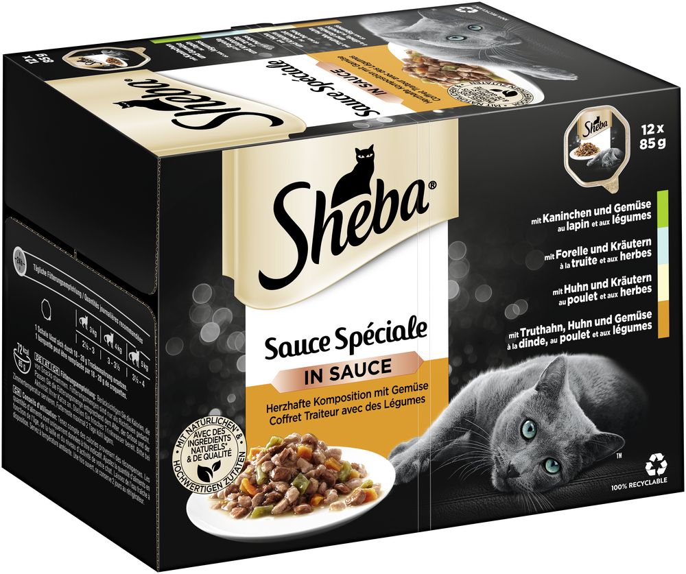 Sheba Nassfutter Sheba Sauce Spéciale 12x85g