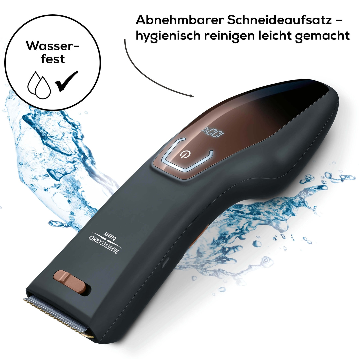 Beurer HR 5000 Haarschneider-Haarschneidemaschine für individuelle Haarstyles mit Ausdünn-Funktion