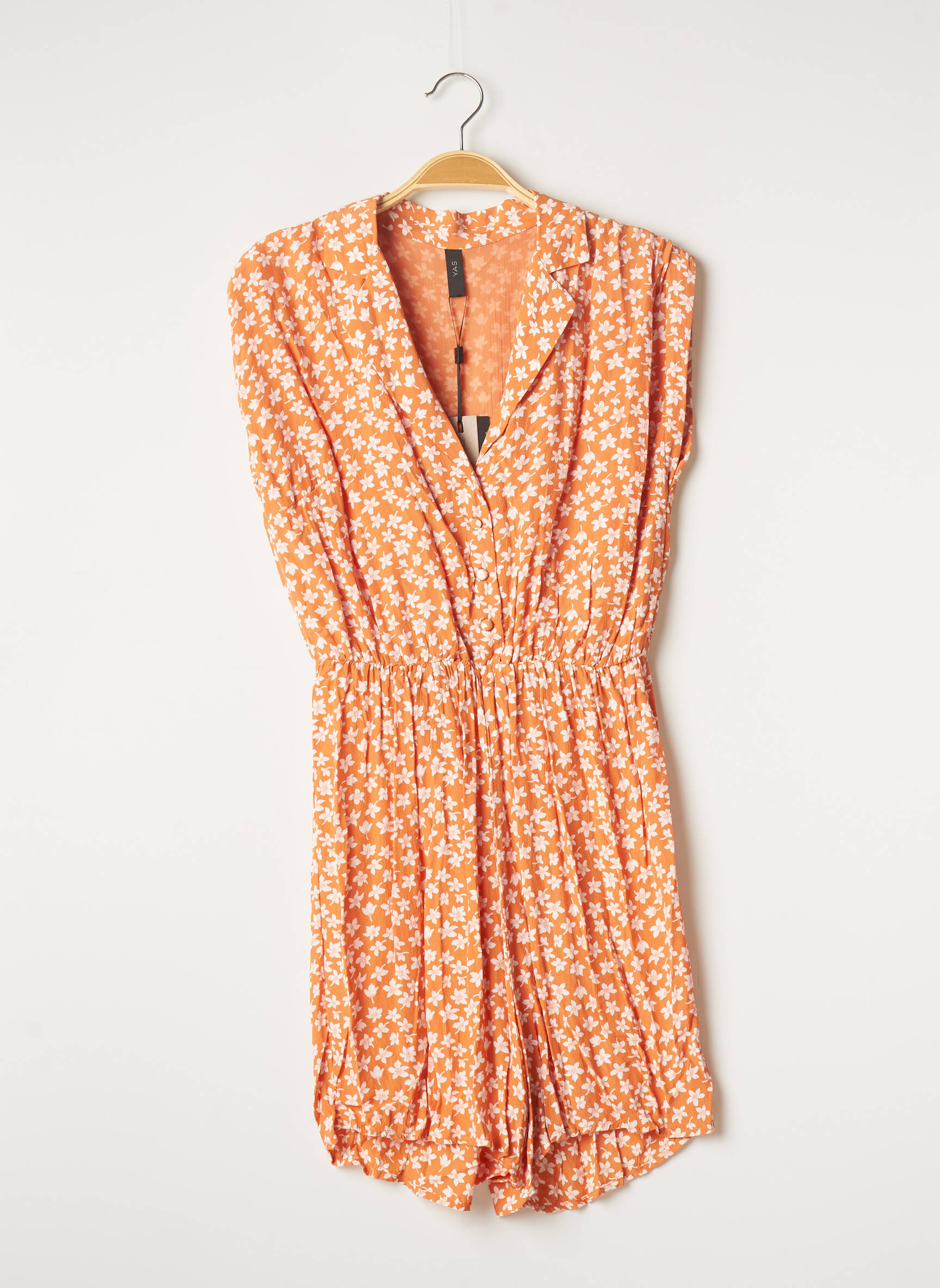 Y A S Combi Shorts Femme couleur orange