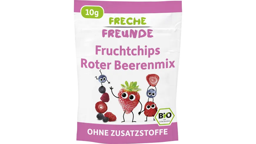 Freche Freunde Bio Roter Beerenmix Fruchtchips 10 g