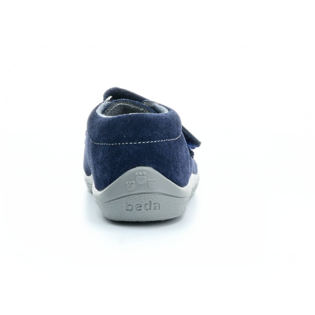 Beda Lucas mit Membran (BF 0001/W/M/FW) dunkelblaue Barfuß-Stiefeletten