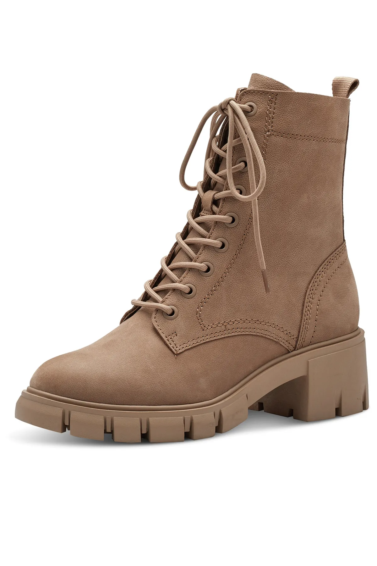 Tamaris  Stiefelette - Braun - Blockabsatz