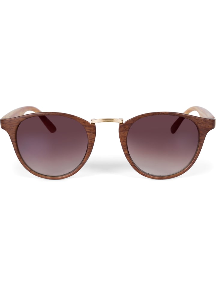 styleBREAKER Sonnenbrille in Braun-Gold / Braun Verlauf günstig kaufen onesize