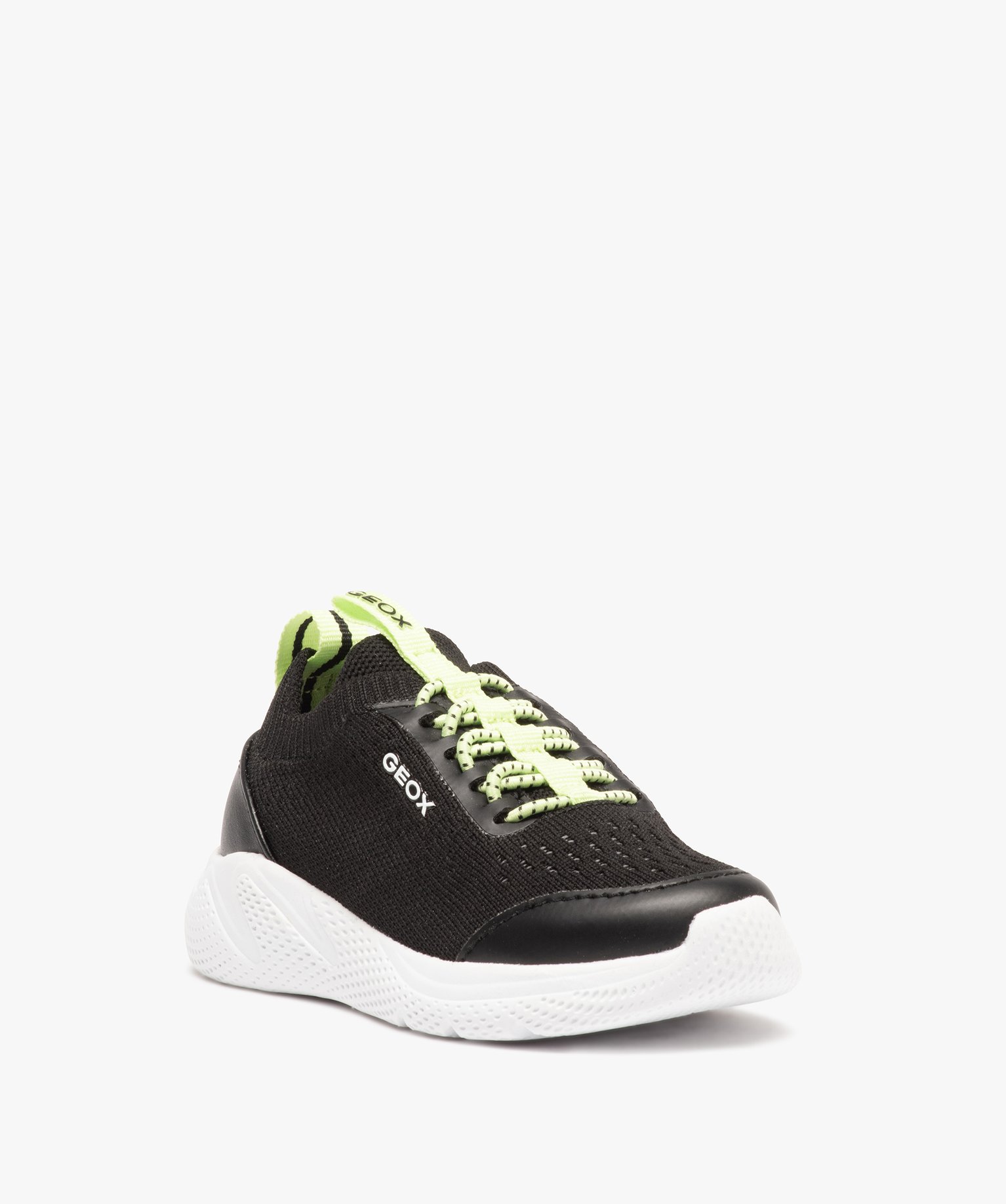 Baskets Garçon extra-légères en maille - Geox noir | GEMO