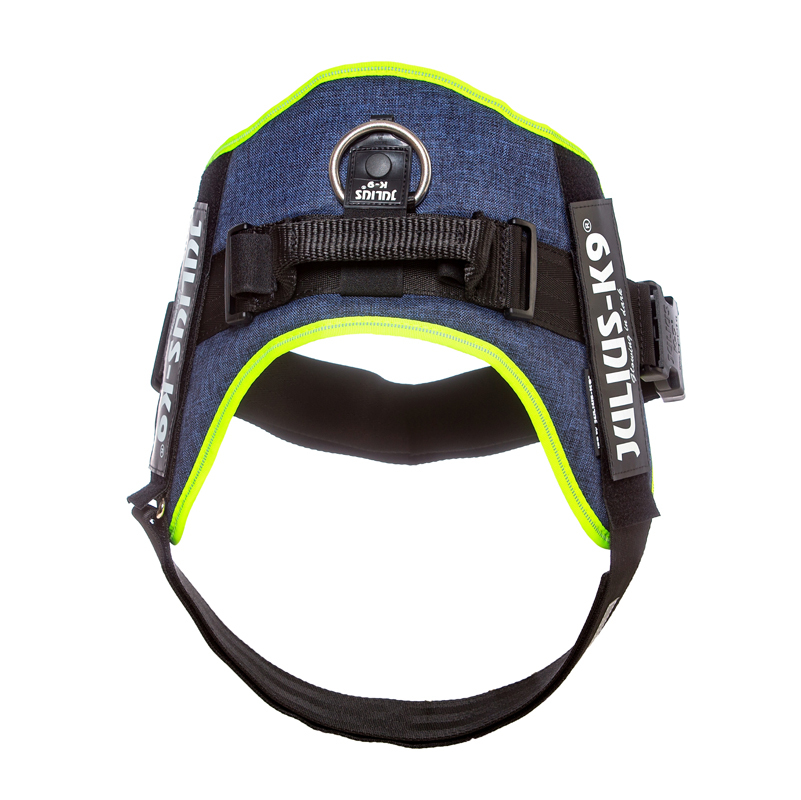 JULIUS-K9 Hundegeschirre JULIUS-K9 IDC Powergeschirr neon mix blau XXL