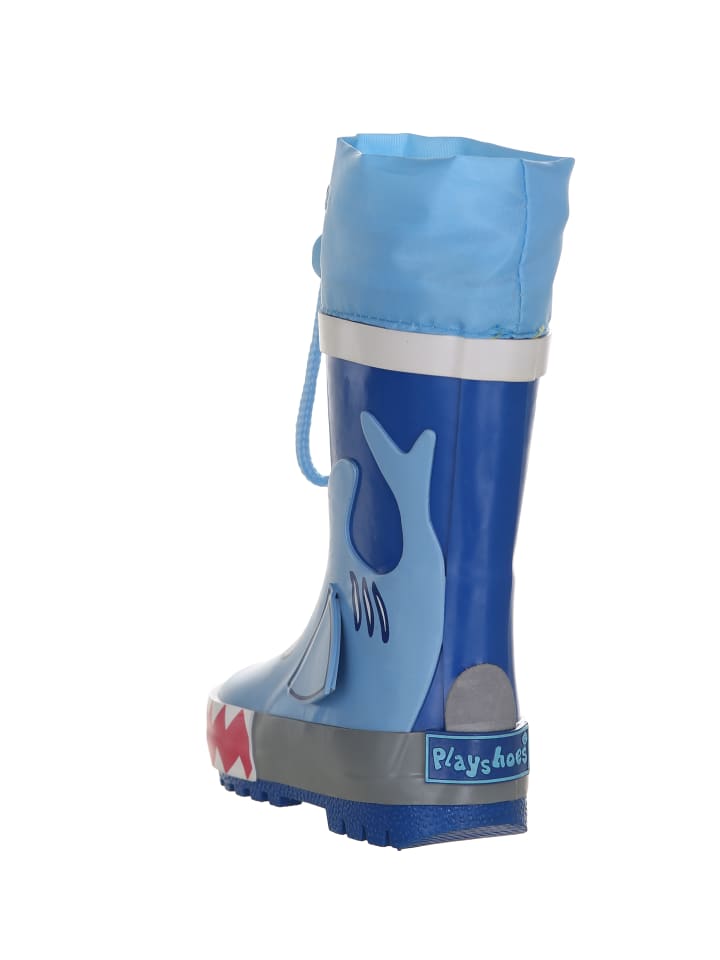 Playshoes Gummistiefel Hai in Blau günstig kaufen