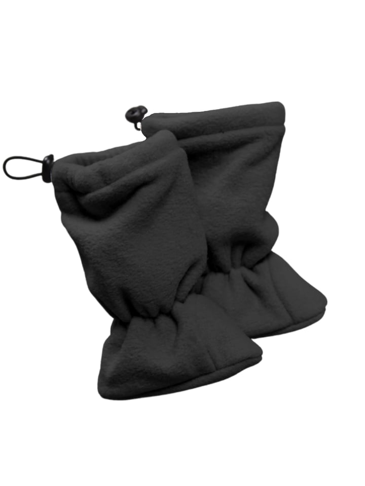 Hoppediz Babyschuhe Fleece-Booties in anthrazit günstig kaufen 18