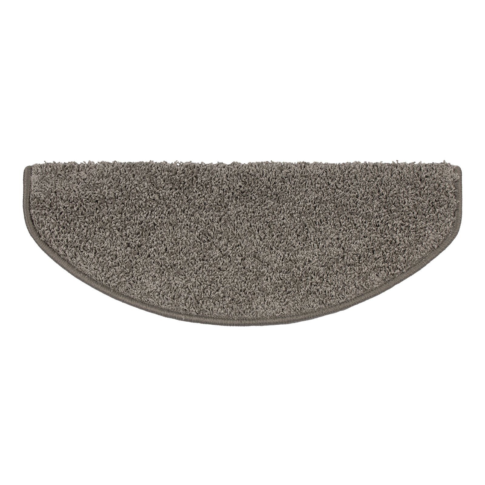 Stufenmatte Shaggy-Stufenmatte Madrid, Treppenschoner, 16 Farben, 2 Varianten, Karat, Halbrund