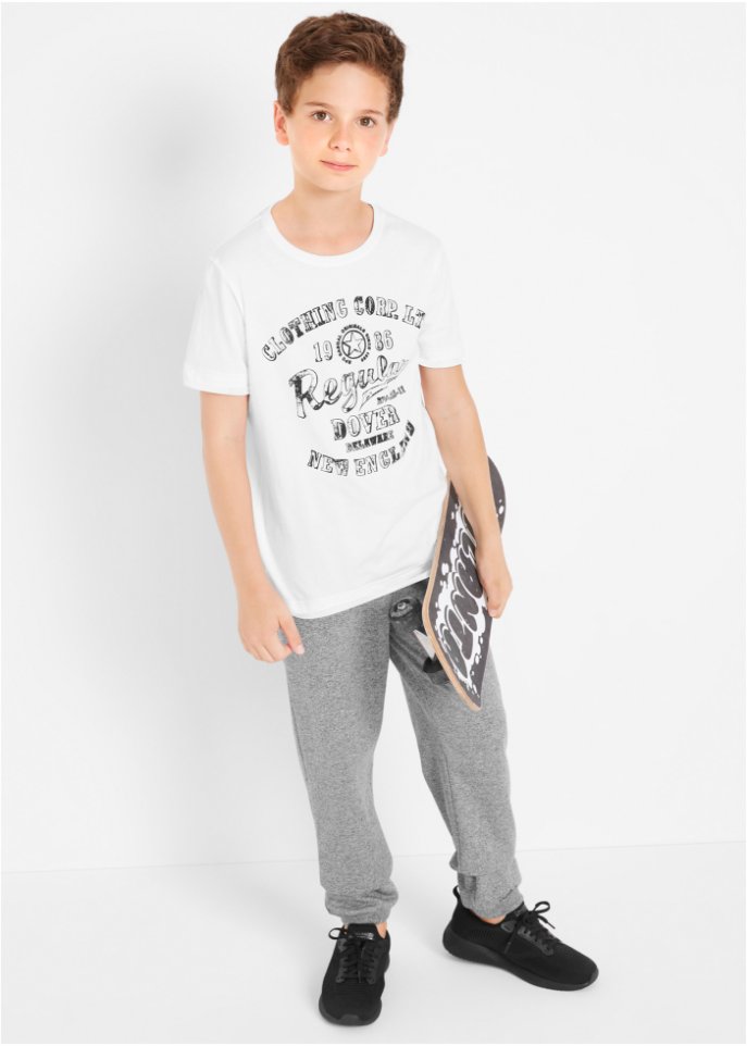 Jungen T-Shirt aus Bio-Baumwolle (2er Pack)
