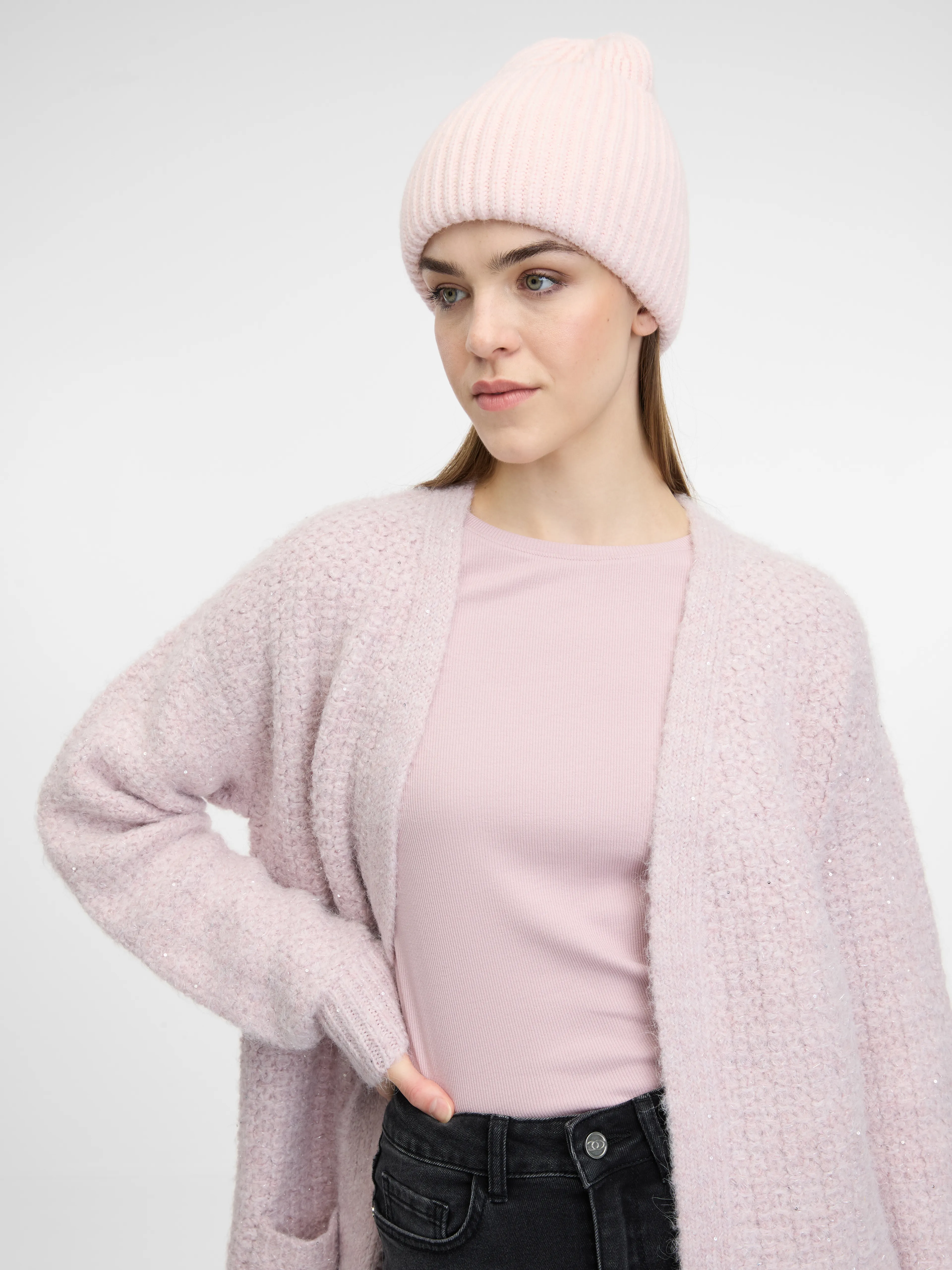 Hellrosa Damen Cardigan ORSAY