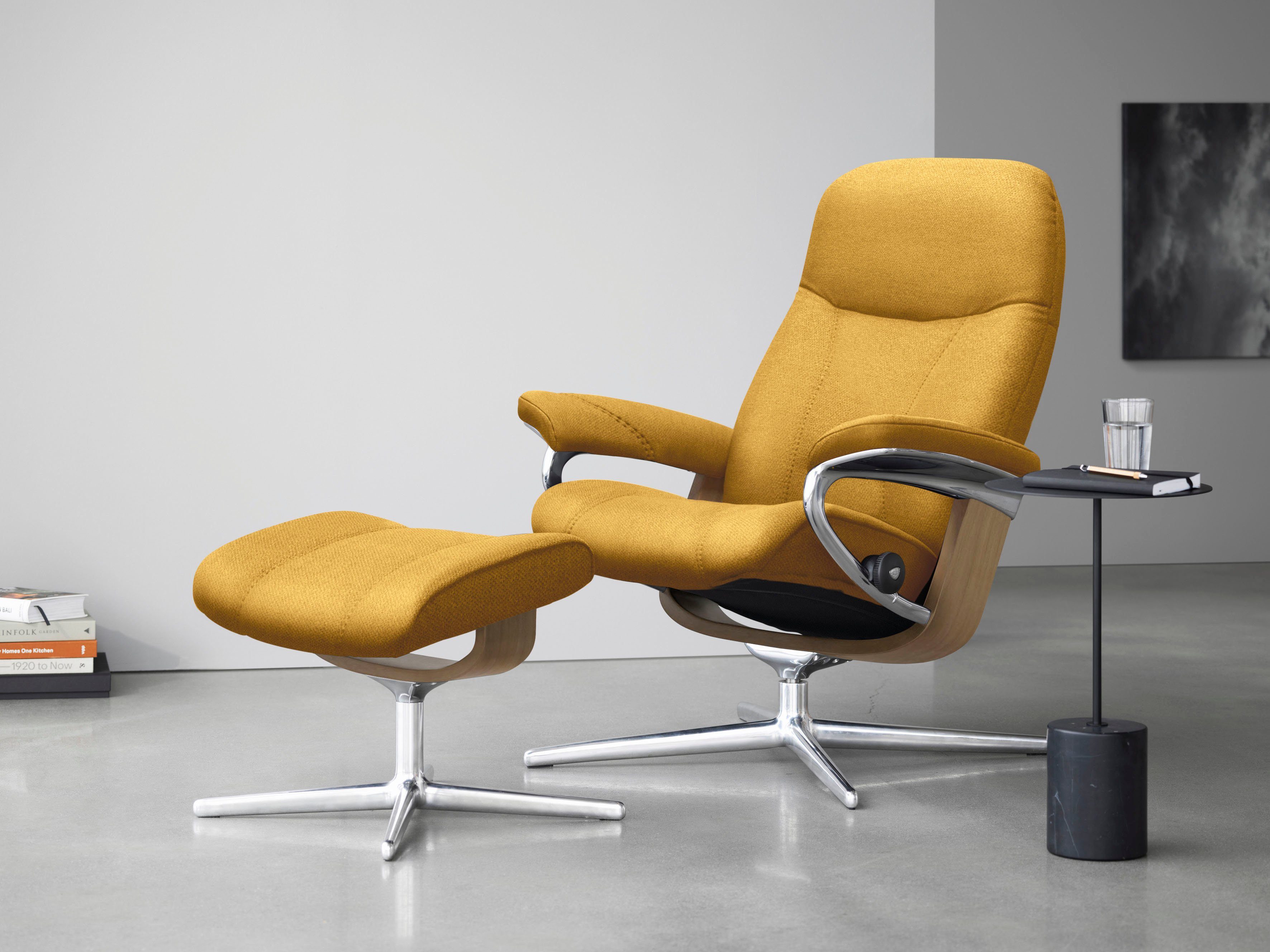 Stressless® Relaxsessel Consul, mit Cross Base, Größe S, M & L, Holzakzent Eiche