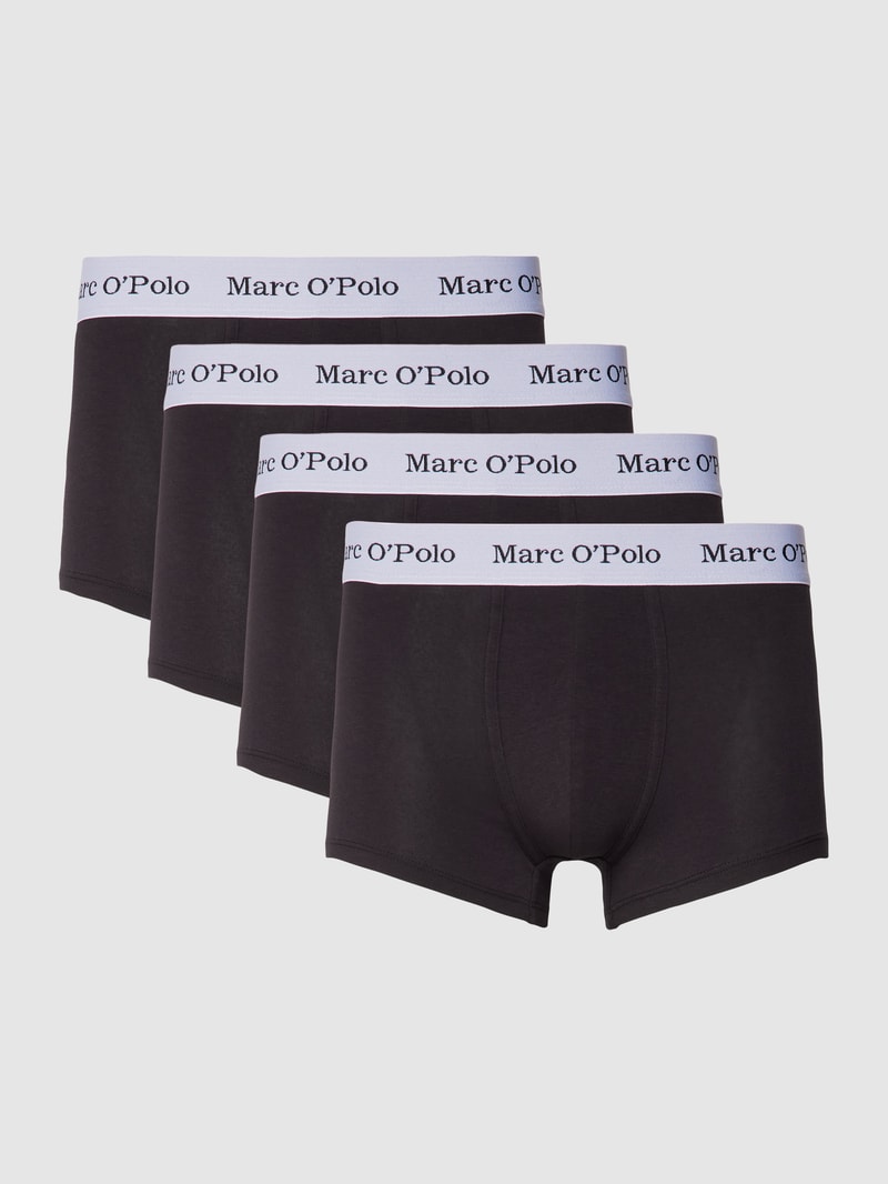 Trunks mit elastischem Logo-Bund im 5er-Pack in schwarz