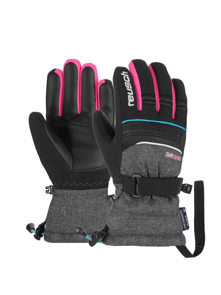 Reusch Fingerhandschuhe Kondor R-TEX® XT Junior in 7005 blck/blck mel/knouck pink günstig kaufen