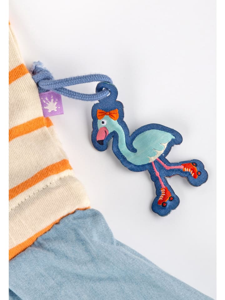 Sigikid Kleid Wild Flamingo in creme/orange/blau günstig kaufen
