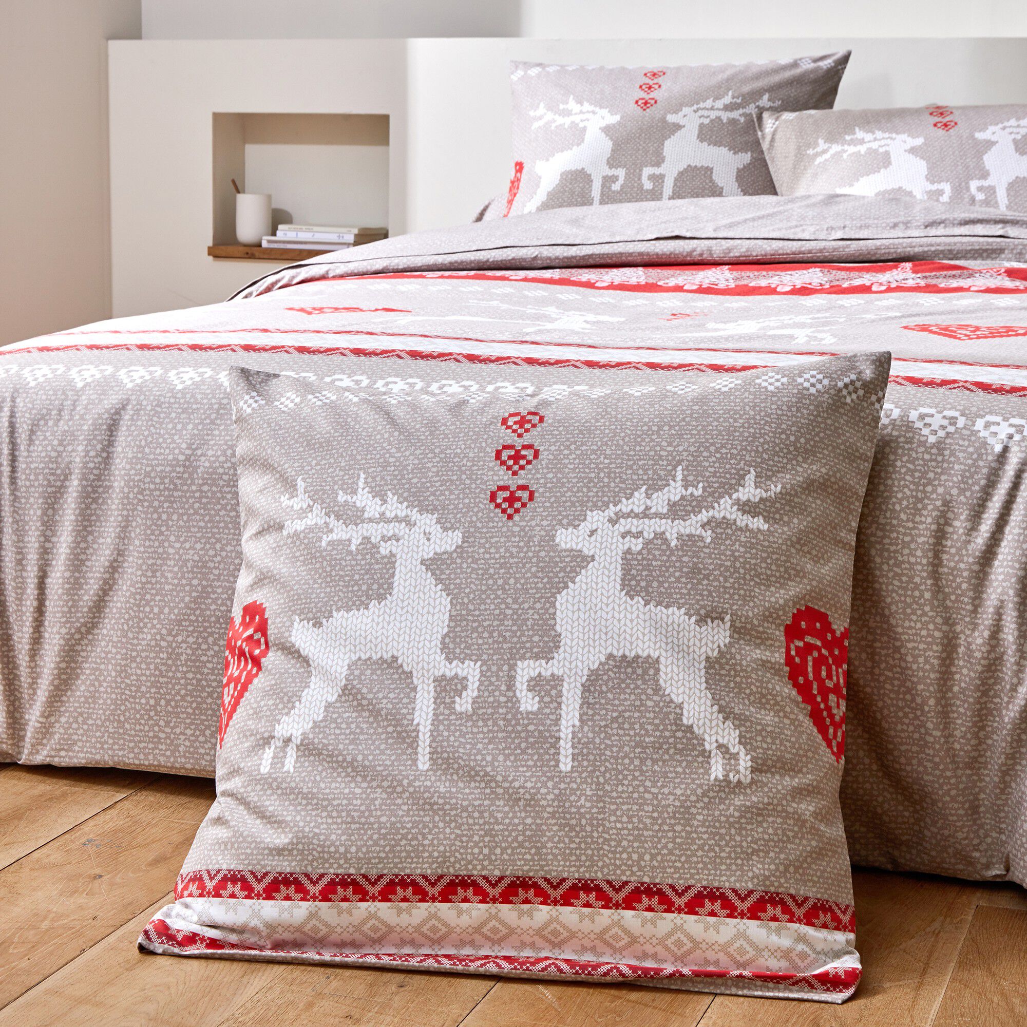 Linge de lit Cerfy en coton