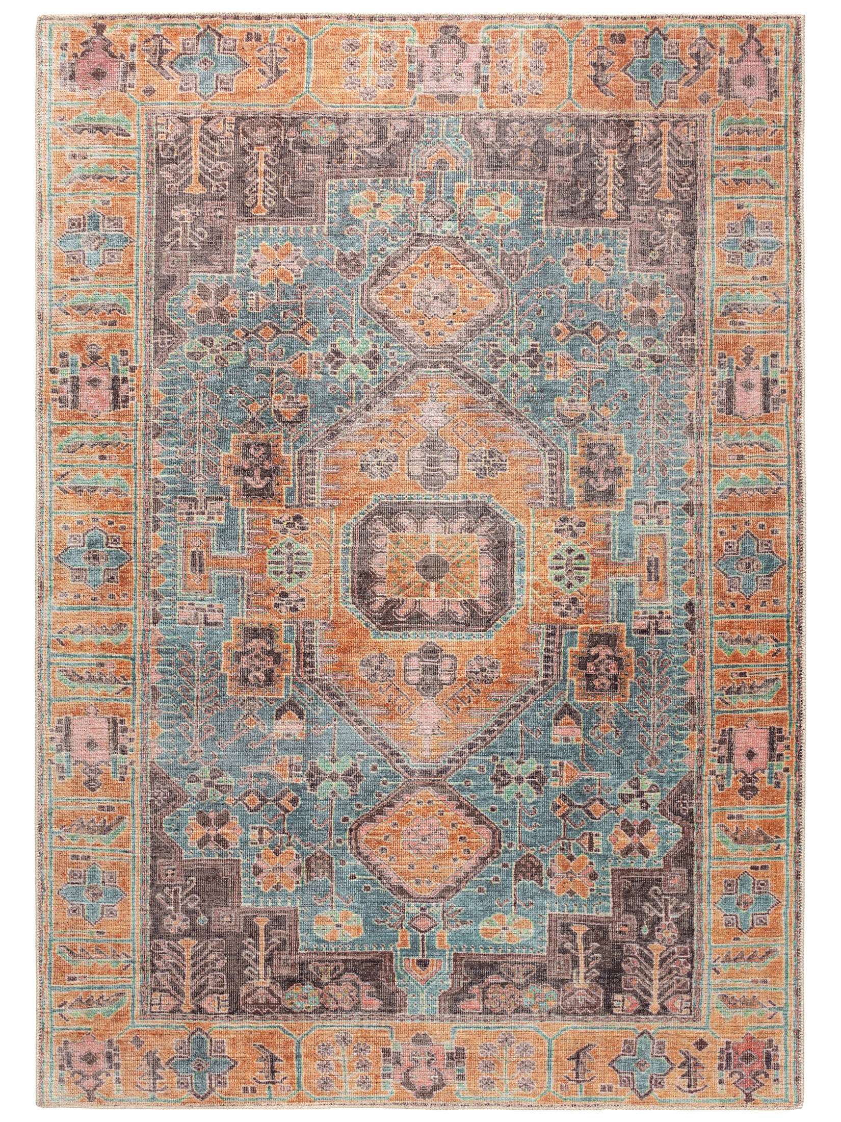 Tahira Vintage-Teppich, Multicolor