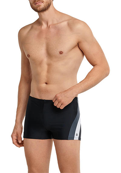 Schiesser, Badetrunk, Mikrofaser, schwarz