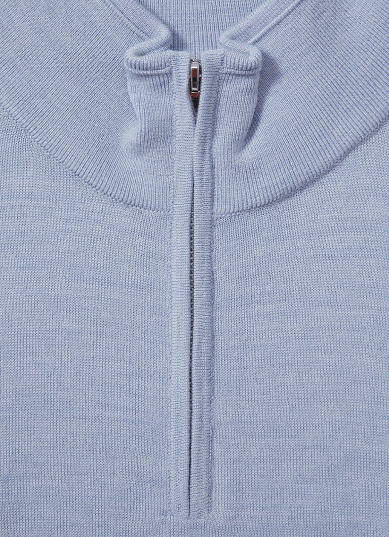 Reiss Blackhall merino wool pullover with half zip