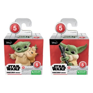 Star Wars Bounty Collection Figuren 2er-Pack Grogu Loth-Cat Cuddles & Darksaber Discovery 6 cm