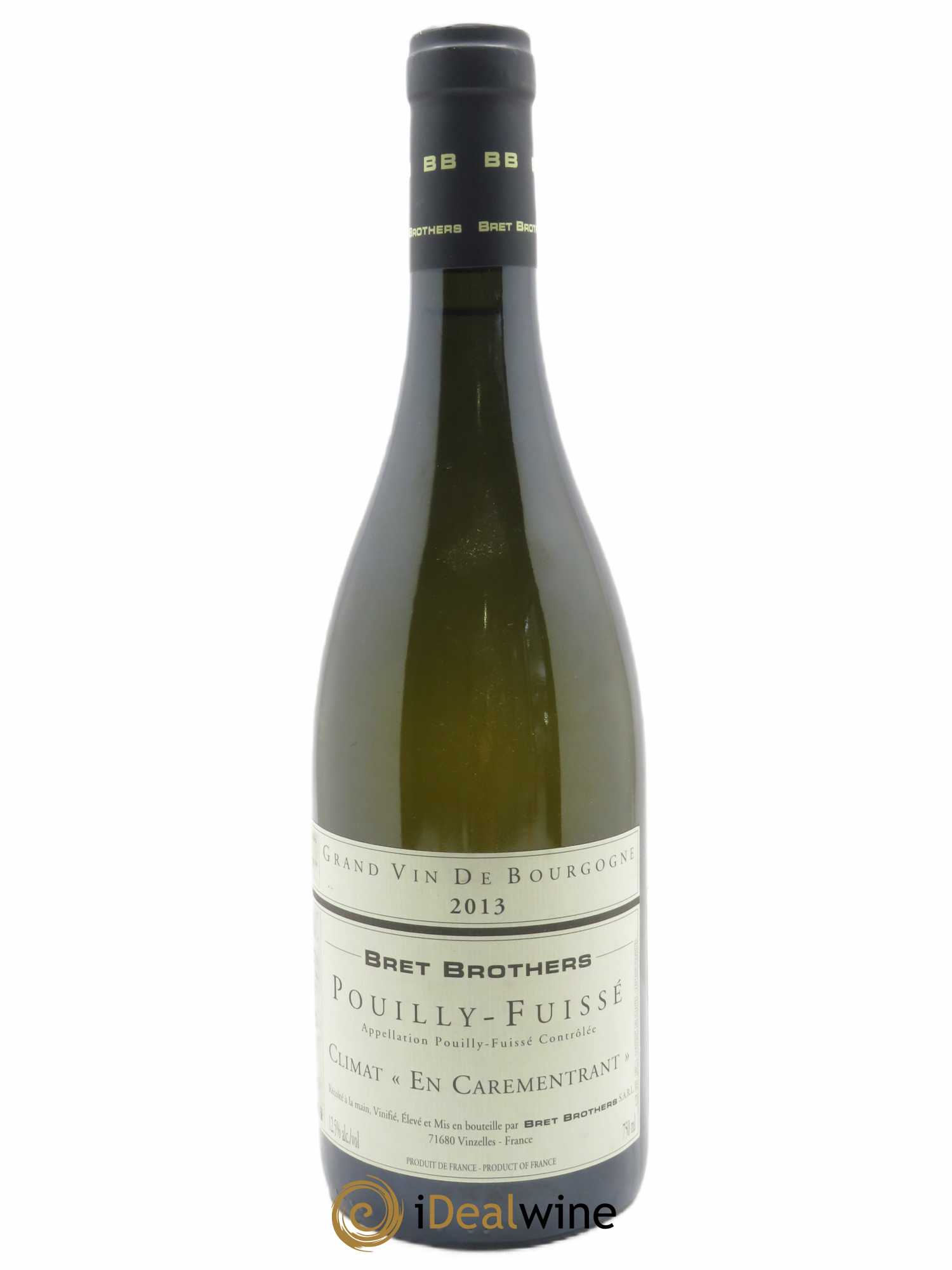 Pouilly-Fuissé En Carementrant Bret Brothers  2013 - Lot de 1 Bouteille