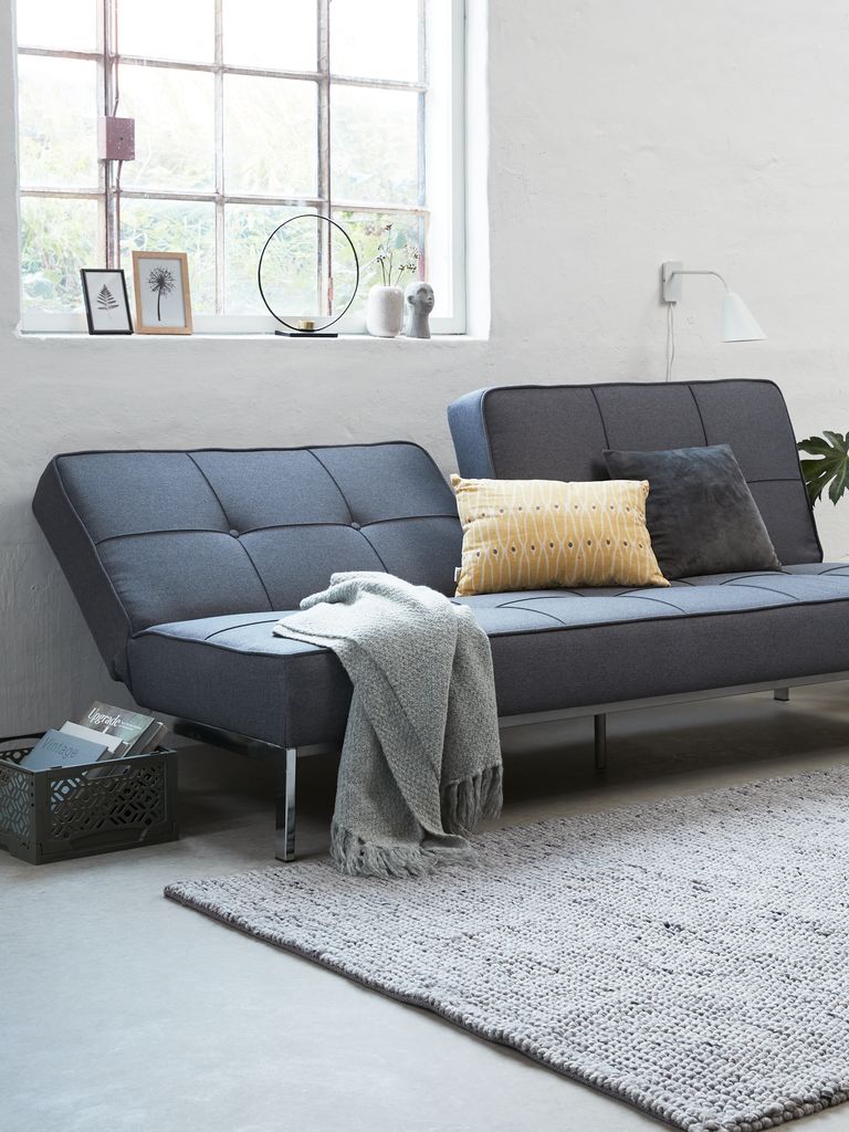 Sofa rozkładana OREVAD OREVAD tkanina ciemnoszara