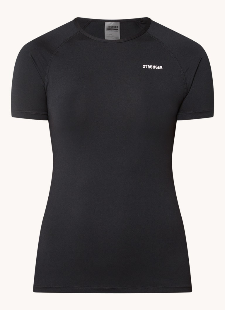 Tricou de trening STRONGER cu logo imprimat