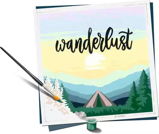 CreArt Wanderlust - Malen nach Zahlen für Erwachsene