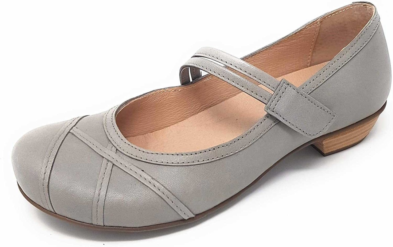 BRAKO Spangenpumps grau