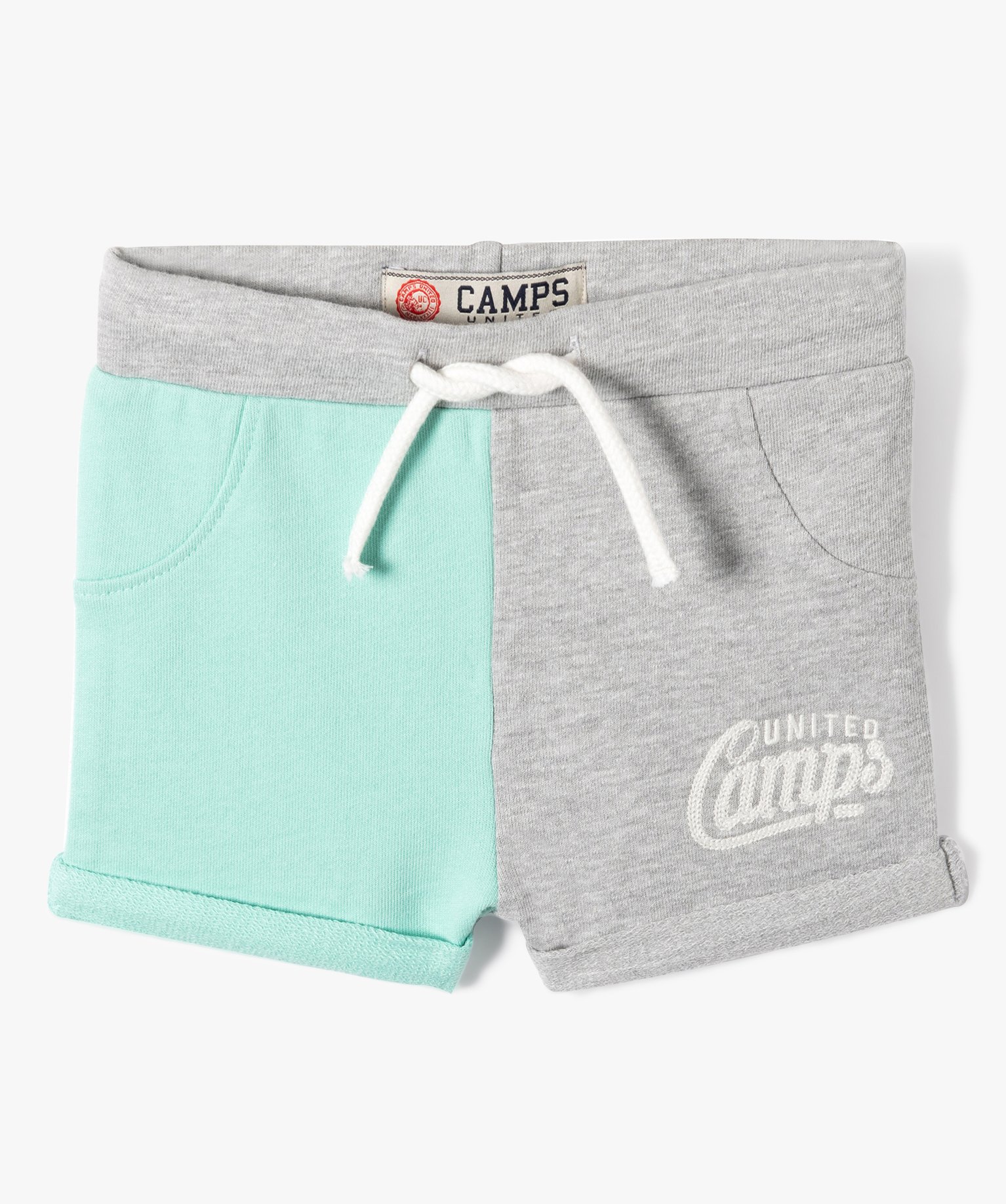 Ensemble bébé Garçon 2 pièces : tee-shirt + short bicolo... blanc | GEMO