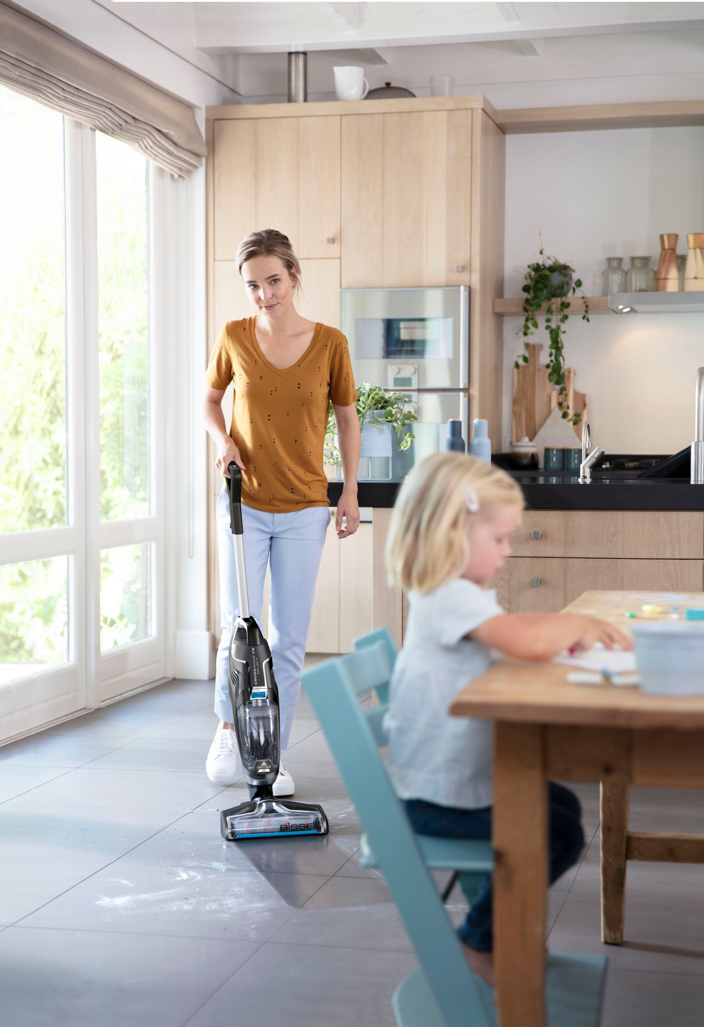 Bissell Nass-Trocken-Sauger CrossWave C6, 255 W, beutellos, cordless