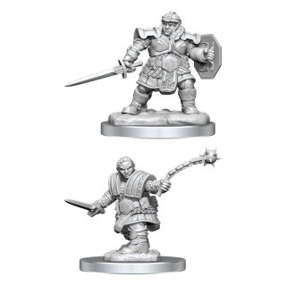 D&D Nolzur's Marvelous Miniatures Miniatur unbemalt Dwarf Fighter Female (2)