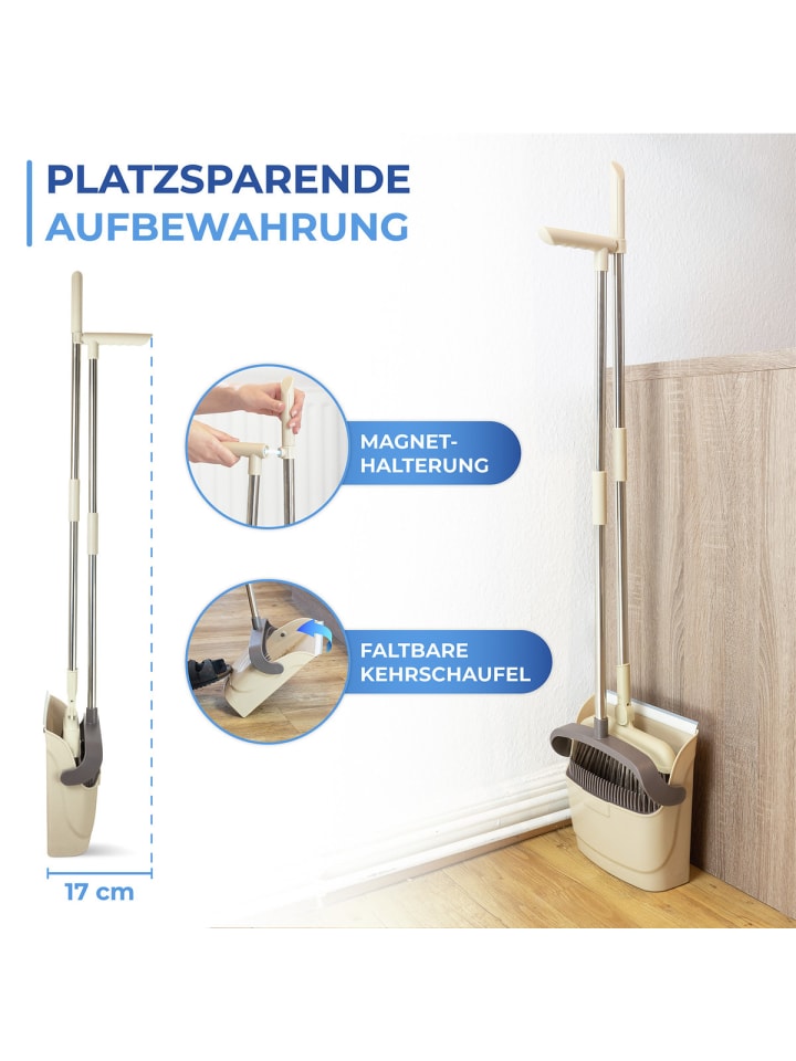 Maximex 180° drehbare Eck-Kehrgarnitur Mod. Flexi, 180° drehbare Eck-Kehrgarnitur in Grau günstig kaufen onesize